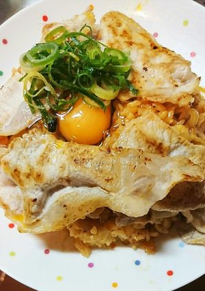 ビビンバ風貧乏丼( ・∇・)-レシピのメイン写真