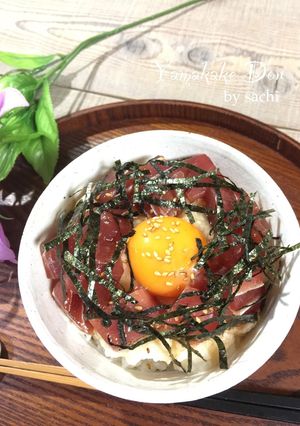 漬けまぐろの山かけ丼-レシピのメイン写真
