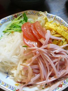 ロカボ麺☆冷やし中華風-レシピのメイン写真