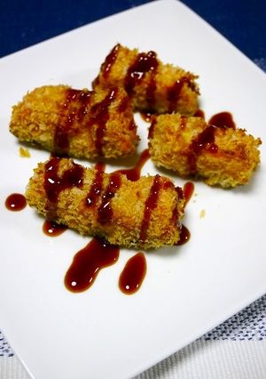 焼きパン粉で！揚げないかぼちゃフライ-レシピのメイン写真