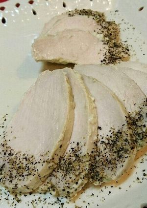柔らかジューシー♪鶏ハム~昆布マヨ味♪-レシピのメイン写真