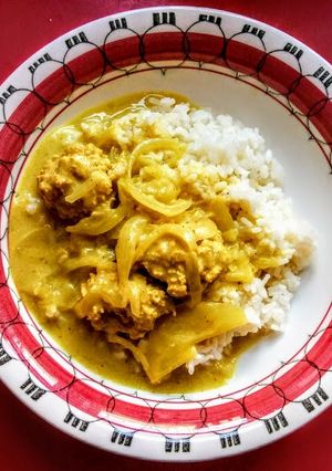 【デンマーク】ミートボール入りカレー-レシピのメイン写真
