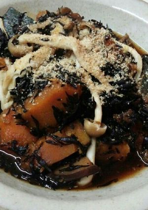 カボチャひじき煮（血管ダイエット1106-レシピのメイン写真