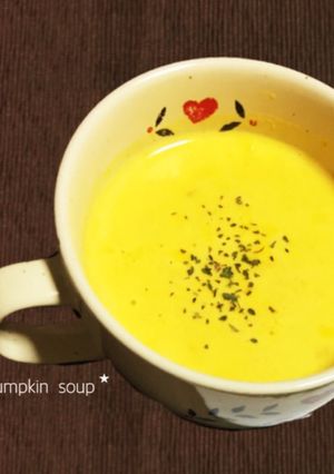 簡単すぐできる！濃厚かぼちゃスープ♡-レシピのメイン写真