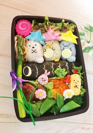 こどもの日☆すみっコぐらしキャラ弁-レシピのメイン写真