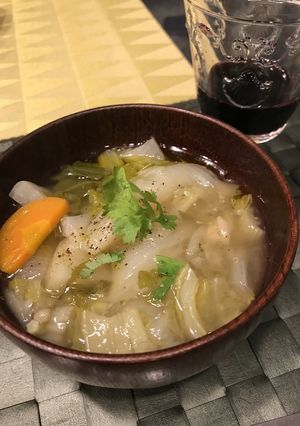 新玉ねぎと野菜盛りだくさんのスープ-レシピのメイン写真