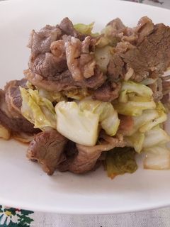 豚肉とキャベツ炒め☆焼肉のタレで簡単-レシピのメイン写真
