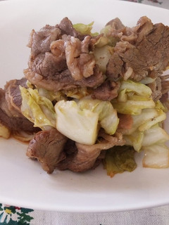 豚肉とキャベツ炒め☆焼肉のタレで簡単-レシピのメイン写真