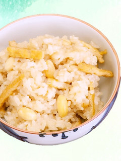 蒸し大豆ごはん【学校給食】-レシピのメイン写真