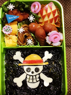 キャラ弁?デコ弁?息子用ワンピース-レシピのメイン写真