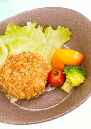 おから衣のおからミンチカツ【学校給食】-レシピのメイン写真
