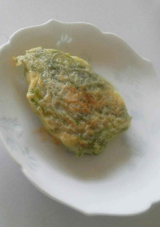 離乳食　中期　ネギお焼き-レシピのメイン写真