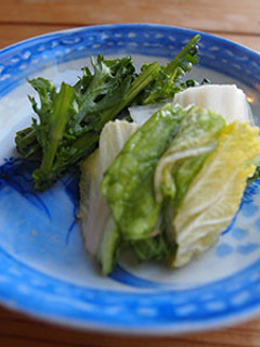風味豊か!春菊と白菜の浅漬け-レシピのメイン写真
