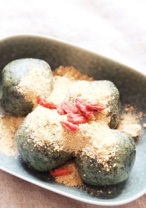 豆腐とヨモギの白玉団子-レシピのメイン写真
