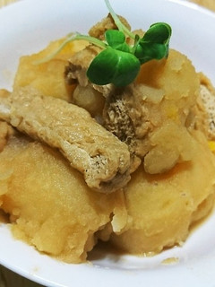 じゃがイモと油あげ煮(めんつゆ)-レシピのメイン写真