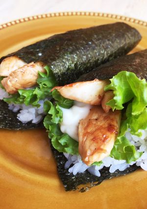 子供が好きな照り焼きチキンのマヨ巻き寿司-レシピのメイン写真