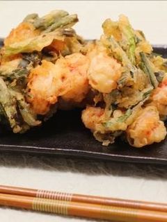 えびとねぎのさっぱりかき揚げ-レシピのメイン写真