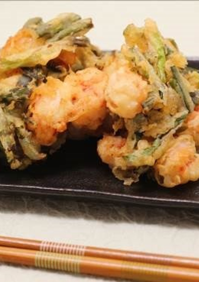 えびとねぎのさっぱりかき揚げ-レシピのメイン写真