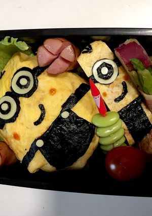 ミニオン弁当-レシピのメイン写真