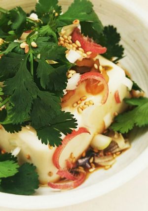 パクチー豆腐-レシピのメイン写真