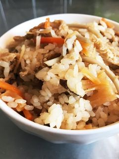 ホタテの炊き込みご飯-レシピのメイン写真