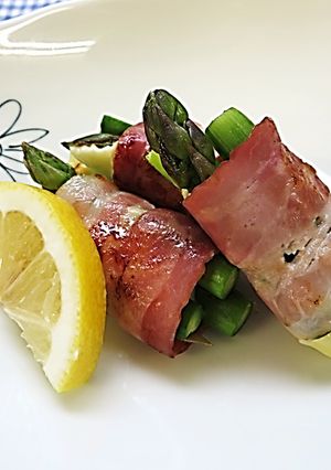 アスパラガスのベーコン巻き-レシピのメイン写真