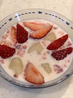 柔らかトゥルン白玉団子の、いちごミルク!-レシピのメイン写真