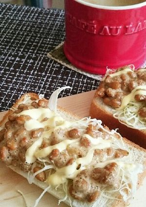 コンビニ食材で パパッと朝ご飯-レシピのメイン写真