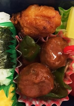 お弁当に☆簡単！ミートボールアレンジ-レシピのメイン写真