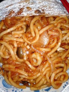野菜少な目のケチャップうどん♥旨いよ-レシピのメイン写真