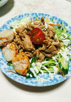 簡単☆焼き肉サラダ-レシピのメイン写真