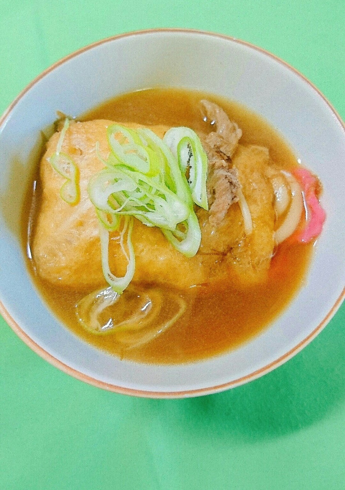 ☆小揚げ巾着煮込みうどん♪-レシピのメイン写真