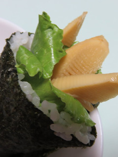 筍の手巻き寿司-レシピのメイン写真