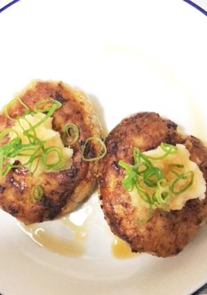 パクチー入り和風ハンバーグ-レシピのメイン写真
