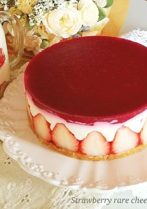 フレジェ風なレアチーズケーキ-レシピのメイン写真
