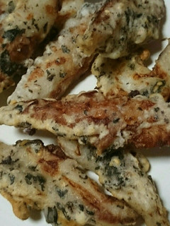 ちくわと混ぜ込みわかめの磯辺揚げ-レシピのメイン写真