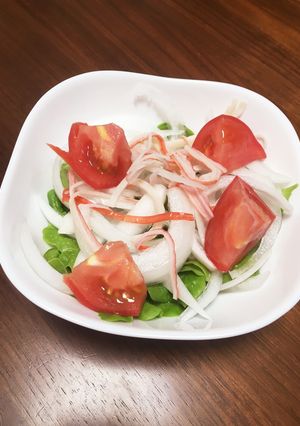 新玉ねぎの簡単サラダ-レシピのメイン写真