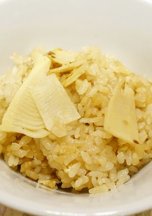 焼き&茹でのダブル食感★たけのこご飯-レシピのメイン写真