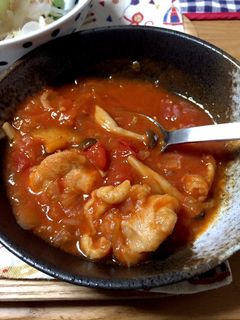 鶏肉のトマト煮込み-レシピのメイン写真