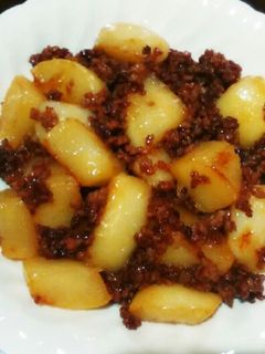 大根の豚挽肉あんかけ炒め煮-レシピのメイン写真