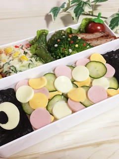 こどもの日☆こいのぼりドット弁当-レシピのメイン写真