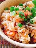 鮭としめじの炊き込みご飯〜バター醤油味〜