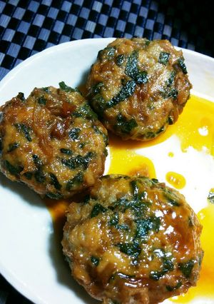 鶏つくね大葉レンコン入り-レシピのメイン写真