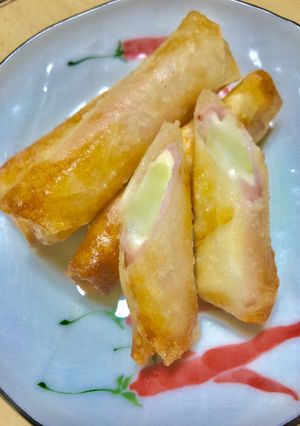 子供もパクパク! 山うどのハムチー春巻き-レシピのメイン写真