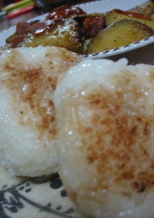 マヨ醤油焼きおにぎり-レシピのメイン写真