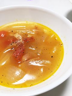 優しい味のトマトスープ-レシピのメイン写真