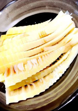 柔らか!穂先タケノコのお刺身☆-レシピのメイン写真