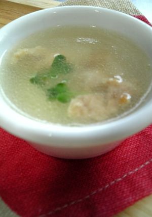 鶏皮でいいダシでちゃう節約スープ☆-レシピのメイン写真