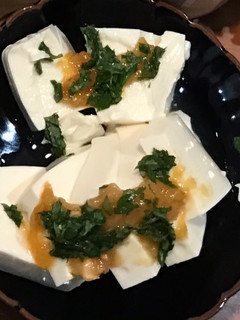 簡単一品 梅しそ豆腐-レシピのメイン写真
