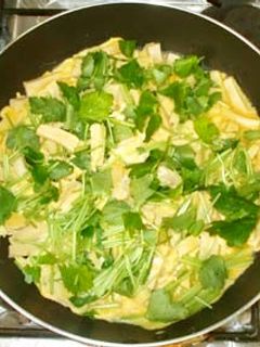 三つ葉と高野豆腐の卵とじ♪簡単-レシピのメイン写真